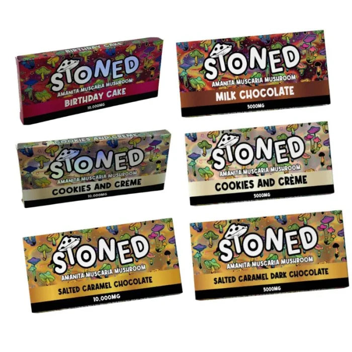Mushroom Chocolate Bars by Stoned