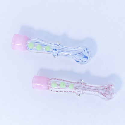 Pink Dipped Chillum