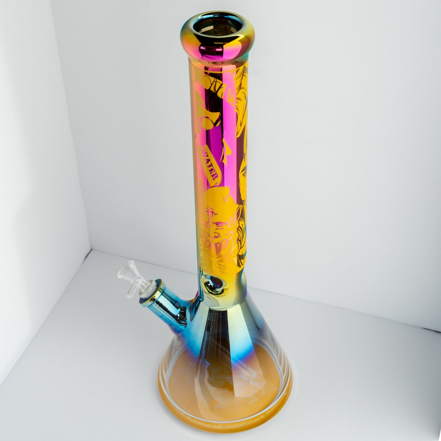 Metallic Multicolored Water Pipe