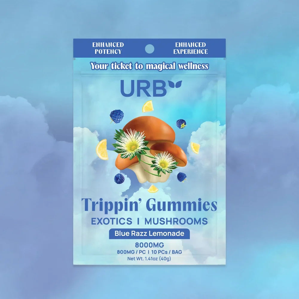 URB Trippin Mushroom Gummies - 10 CT, 8,000mg