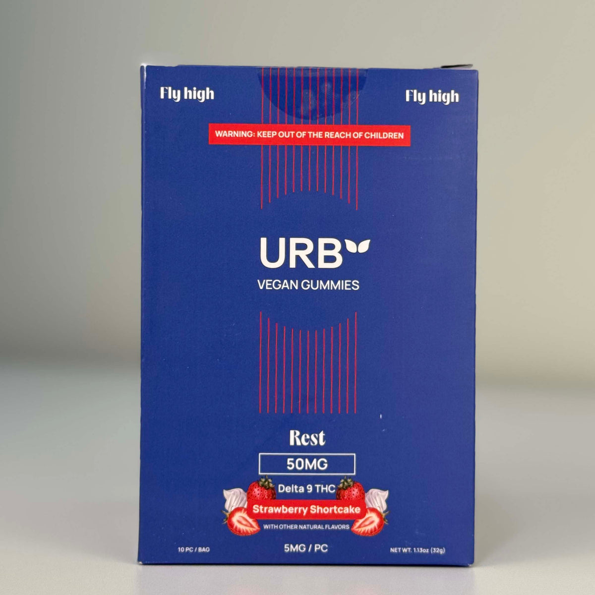 Fly High URB D9 THC Gummies 50mg