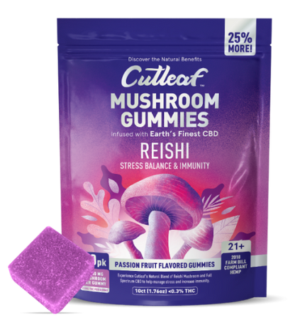 Cut Leaf Mushroom Gummies